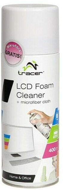 Pianka czyszcząca dla ekranu Tracer Foam Cleander + Microfiber Cloth 400 ml (TRASRO42106) - obraz 2