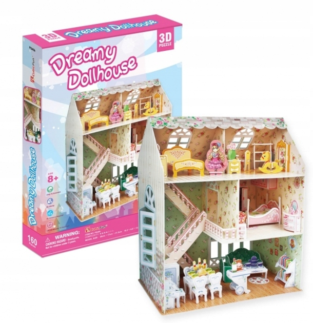 3D Puzzle CubicFun Domek dla lalek DA-20645 Dreamy (6944588206451) - obraz 1