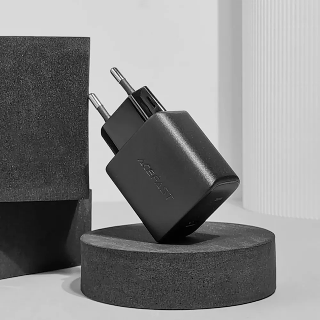 Зарядное устройство СЗУ Acefast A21 GaN 30W Type-C black AFA21B - изображение 5