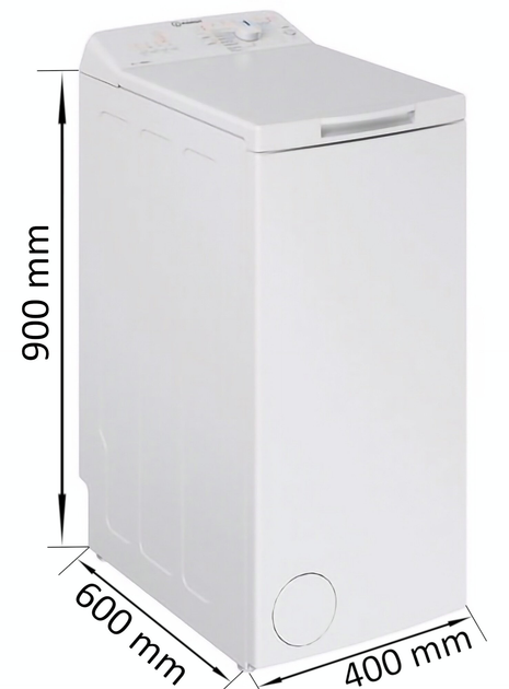 Пральна машина з вертикальним завантаженням Indesit BTW L60400 EE/N - зображення 13