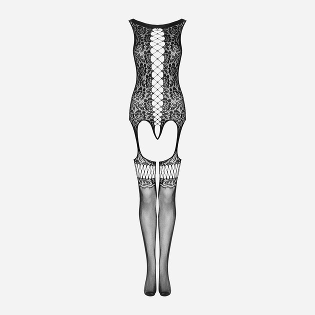 Боді Obsessive Bodystocking F236 S/M/L Чорне (5901688236277) - зображення 5