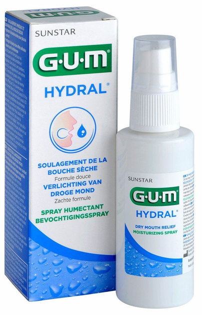 Spray doustny Sunstar Gum Hydral Spray per Bocca Secca 50 ml (7630019901758) - obraz 1