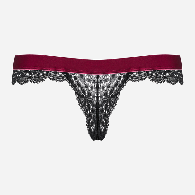 Трусики-стрінги Obsessive Rossita L/XL Чорні (5901688229187) - зображення 6
