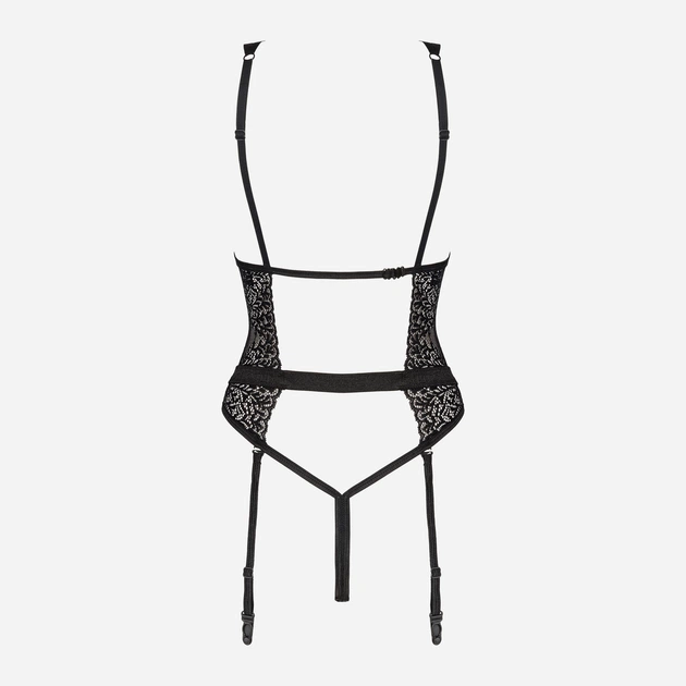 Боді Obsessive Yaskana XS/S Чорне (5901688237076) - зображення 6