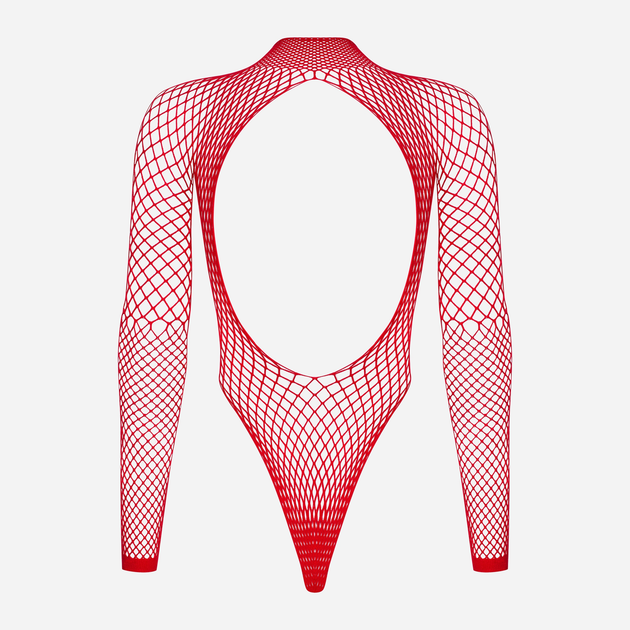 Боді Obsessive B126 XL/XXL Червоне (5901688229736) - зображення 6