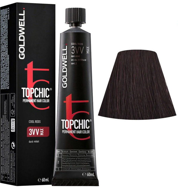 Farba Goldwell Topchic Hair Color 3VV MAX 60 ml (4021609000983) - obraz 1