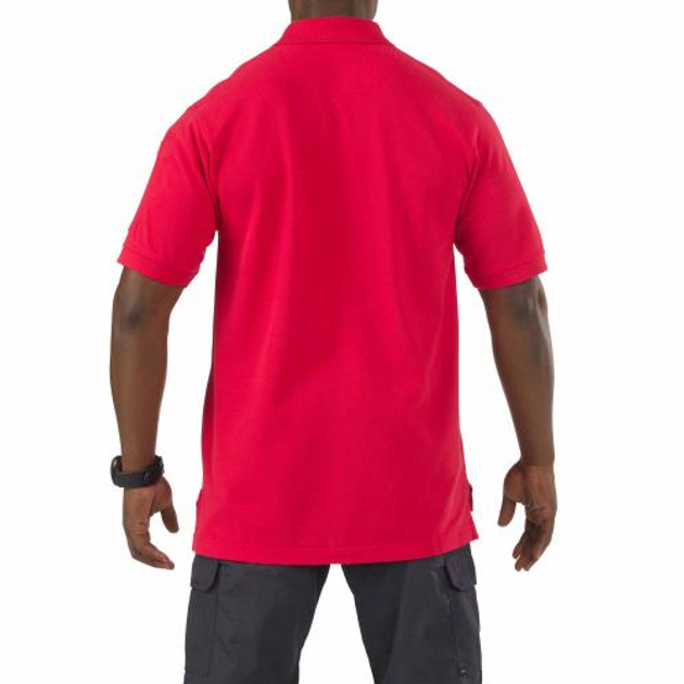 Футболка поло 5.11 Tactical Professional Polo - Short Sleeve 5.11 Tactical Range Red XS (Червоний) - зображення 2