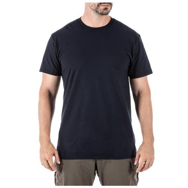 Футболка с коротким рукавом 5.11 Utili-T Crew - Three Pack (3 шт. в комплекте) 5.11 Tactical Dark Navy XL (Темно-синий) Тактическая - изображение 1