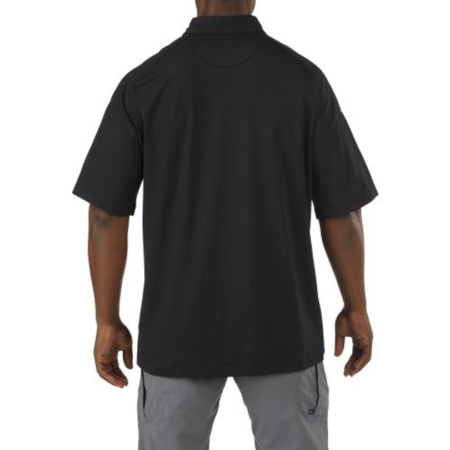 Футболка поло 5.11 Rapid Perfomance Polo - Short Sleeve 5.11 Tactical Black S (Чорний) - зображення 2