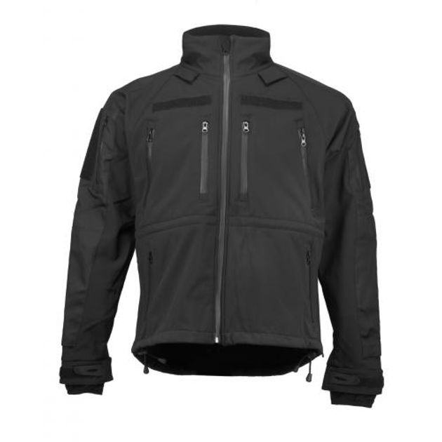 Куртка демісезонна Softshell Sturm Mil-Tec Black L (Чорний) - зображення 1