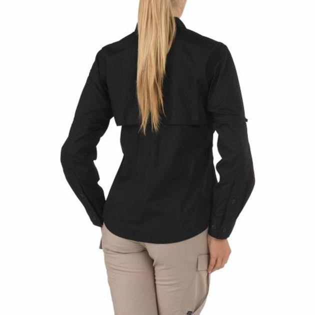 Жіноча сорочка 5.11 Women's TACLITE Pro Long Sleeve Shirt 5.11 Tactical Black, M (Чорний) - зображення 2