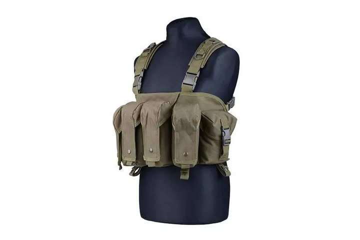 Розвантажувальний жилет GFC Commando Chest Tactical Vest Olive Drab - зображення 2