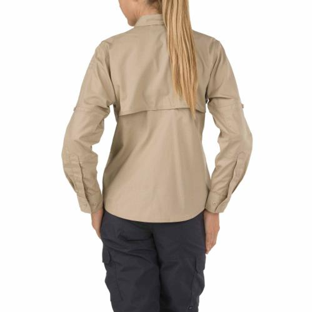 Сорочка жіноча 5.11 Women's TACLITE Pro Long Sleeve Shirt 5.11 Tactical TDU Khaki, XS (Хакі) Тактична - зображення 2