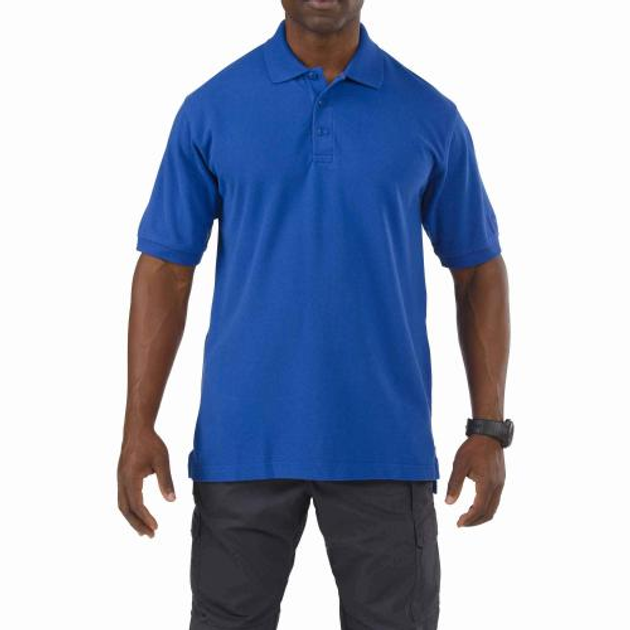 Футболка поло 5.11 Tactical Professional Polo - Short Sleeve 5.11 Tactical Academy Blue M (Синий) Тактическая - изображение 1