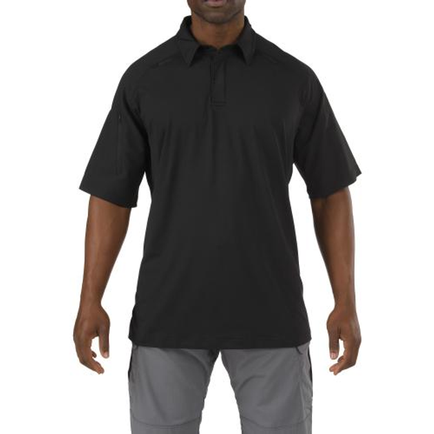 Футболка поло 5.11 Rapid Perfomance Polo - Short Sleeve 5.11 Tactical Black XL (Черный) Тактическая - изображение 1