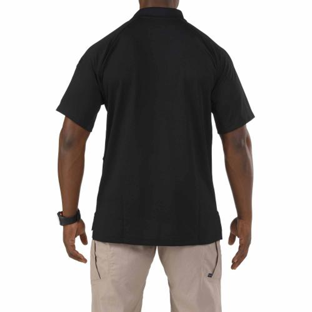 Футболка поло 5.11 Performance Polo - Short Sleeve Synthetic Knit 5.11 Tactical Black 3XL (Чорний) - зображення 2
