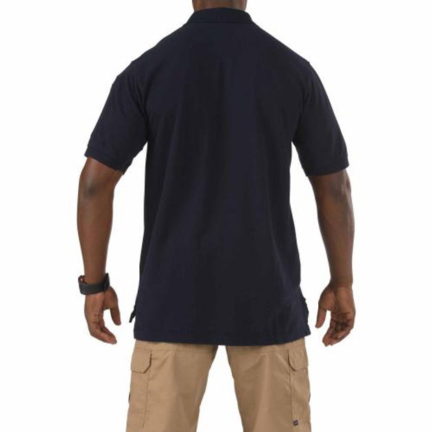 Футболка поло 5.11 Tactical Professional Polo - Short Sleeve 5.11 Tactical Dark Navy XL (Темно-синій) Тактична - зображення 2