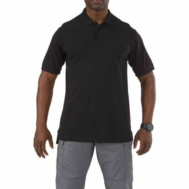 Футболка поло 5.11 Tactical Professional Polo - Short Sleeve 5.11 Tactical Black S (Черный) Тактическая - изображение 1