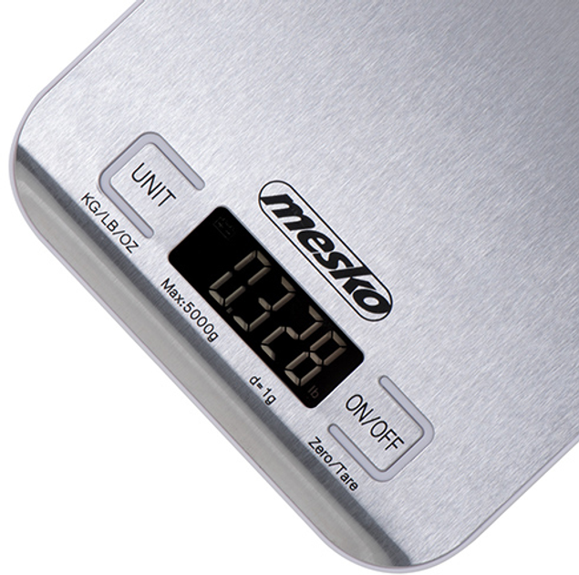 Waga kuchenna Mesko MS 3169 Biała (5902934838818) - obraz 4