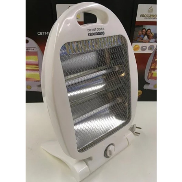 Экономичный инфракрасный кварцевый электрический обогреватель Heater CB 7745 2 лампы 400 - 800W - изображение 1
