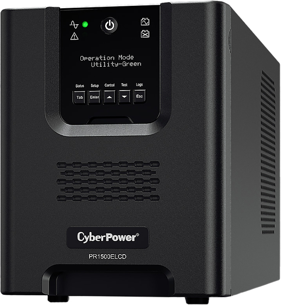ДБЖ CyberPower Line-Interactive SNMP 1500 VA (PR1500ELCD) - зображення 1