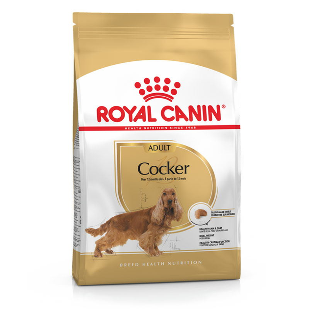 Сухой корм Royal Canin (Роял Канин) Cocker Adult для кокер спаниелей от 12 мес. 3 кг 