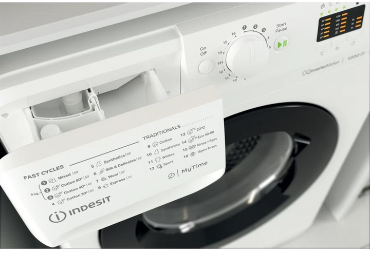 Pralka wąska Indesit MTWSA 61294 WK EE - obraz 10