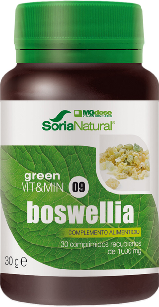 Харчова добавка Mgdose Boswelia 1000 мг 30 таблеток (8437009596098) - зображення 1
