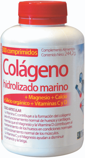 Suplement diety Ynsadiet Zentrum Hydrolyzed Marine Collagen 300 tabletek (8412016364182) - obraz 1