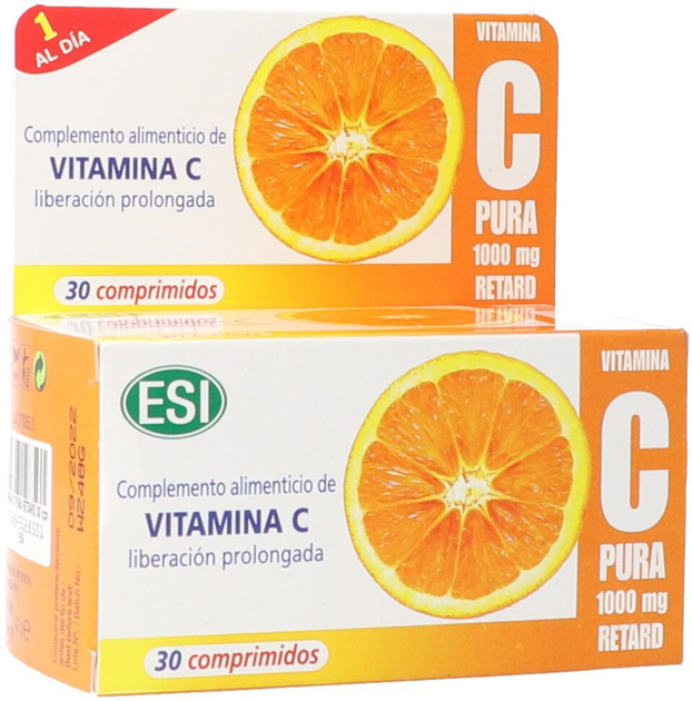 Вітаміни Esi Vitamina C Pura 1000 мг Retard 30 таблеток (8008843128501) - зображення 1