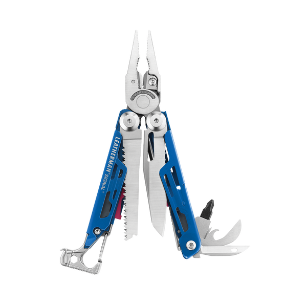 Мультитул Leatherman SIGNAL COBALT 19 функцій синий сірий сріблястий голубой (а520314) - Фото 1 Мультитул Leatherman SIGNAL COBALT 19 функцій синий сірий сріблястий голубой (а520314) - зображення 1