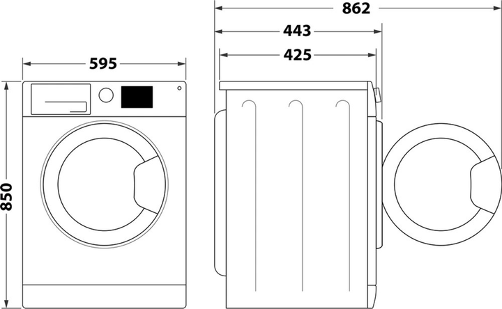 Пральна машина вузька Indesit MTWSE 61294 WK EE - зображення 14