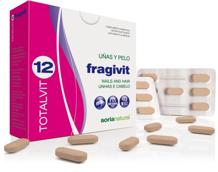 Харчова добавка Soria Totalvit 12 Fragivit 1095 мг 28 таблеток (8422947128128) - зображення 1