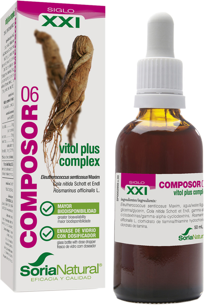 Suplement diety Soria Composor 6 Vitol Plus S XXl 50ml (8422947152062) - obraz 1