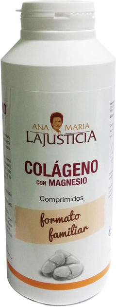Добавка харчова Ana Maria Lajusticia Colageno Con Magnesio Formato Familiar 450 таблеток (8436000680652) - зображення 1
