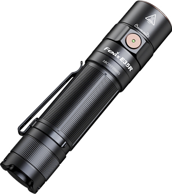 Ліхтар ручний Fenix E35R акумуляторний потужний + дифузор для розсіювання проміню AOD-S V2.0 лімітована серія (E35RAODSV20) - зображення 6