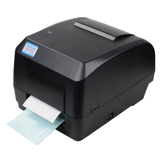 Термотрансферный Xprinter XP-H500B принтер штрих-кодов и ценников ...