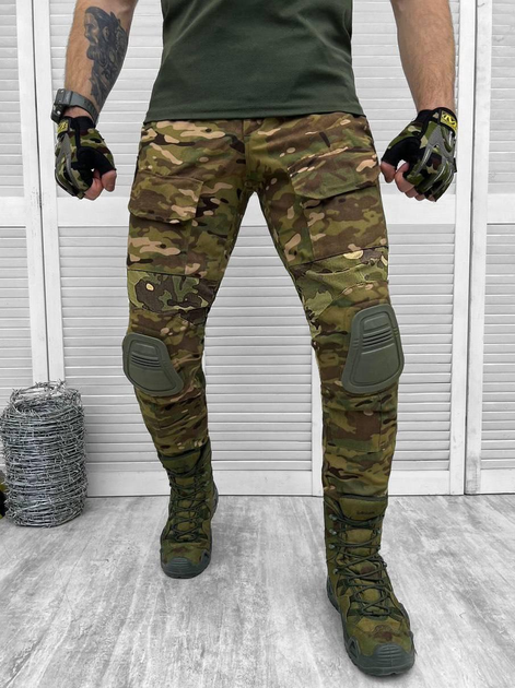 Боевые штаны с наколенниками Побратим Мультикам 46 - изображение 2
