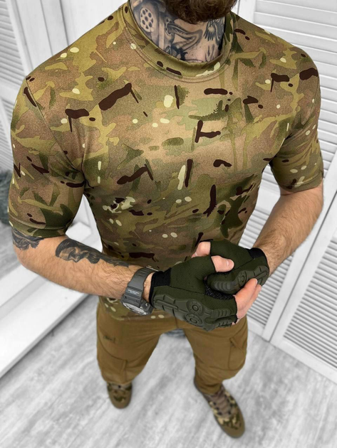 Тактическая футболка Побратим , CoolMax, Мультикам, размер XL - изображение 1