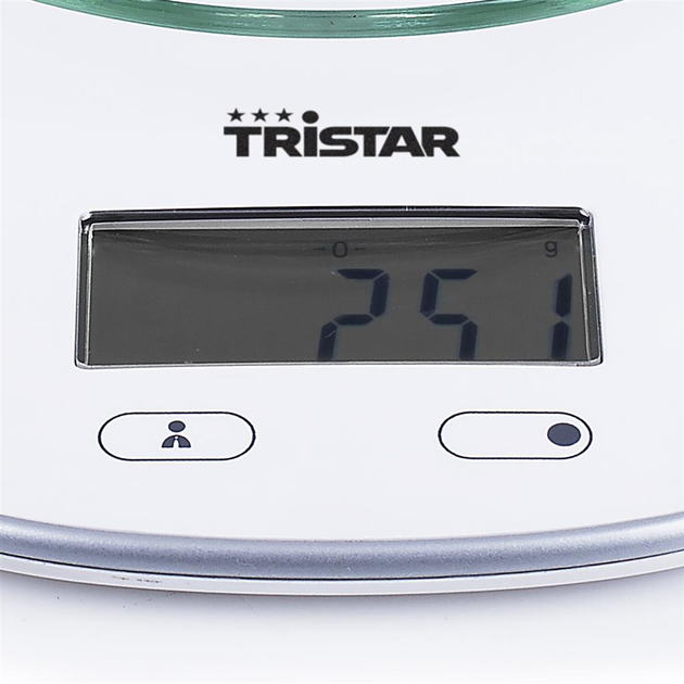 Ваги кухонні Tristar KW-2445 White (8713016022448) - зображення 4