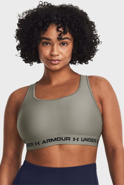 UNDER ARMOUR CROSSBACK MID BRA 1361034-504 OLIVE