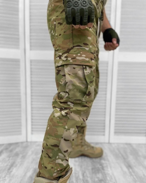 Тактичні зимові штани Soft Shell Combat на флісі Світлий мультикам, S (Kali) - зображення 2