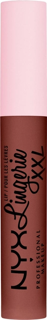 Акція на Рідка матова помада для губ NYX Professional Makeup Lip Lingerie XXL 10 Low Cut 4 мл від Rozetka