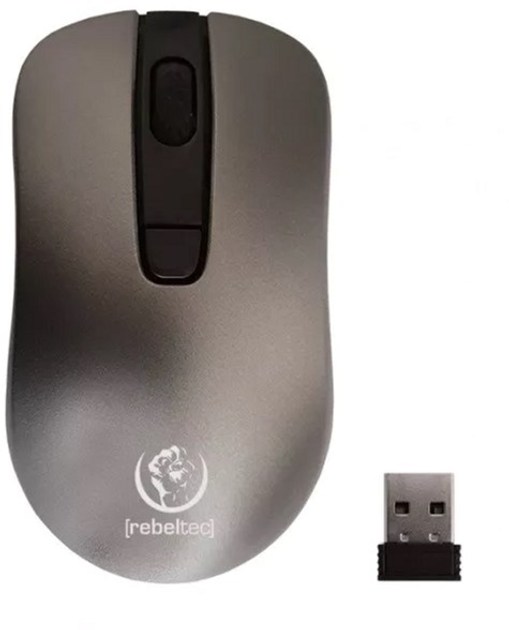 Mysz Rebeltec Star Wireless Srebrna (RBLMYS00058) - obraz 1