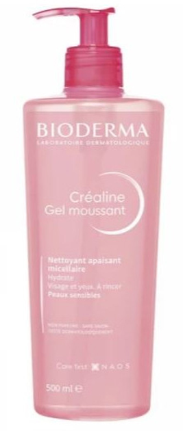 Żel do mycia twarzy Bioderma Créaline Gel Moussant 500 ml (3701129804834) - obraz 1