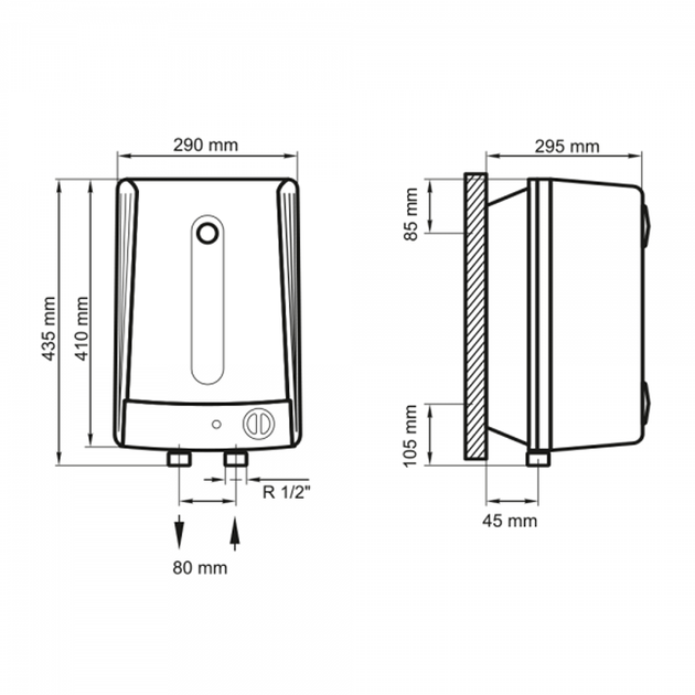 Водонагреватель ARTI WH Compact U 10L/1 - Фото 3 Водонагреватель ARTI WH Compact U 10L/1 - изображение 3
