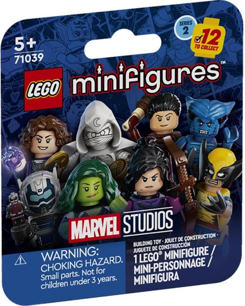 Zestaw klocków LEGO Minifigures Marvel Series 2 10 elementów (71039) - obraz 1