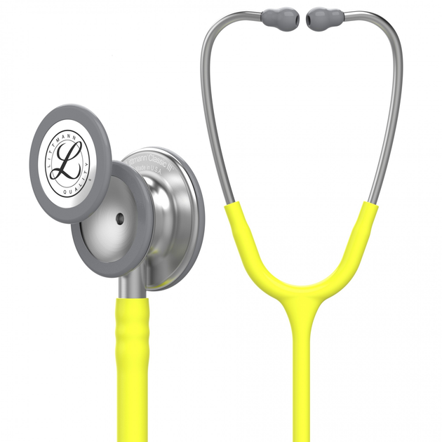 Стетоскоп Littmann Classic III 5839 лимонно-лаймового кольору - изображение 2