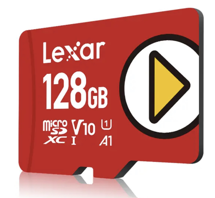 MicroSDXC Карта памяти Lexar PLAY 128Gb C10 A1 V10 U1 - изображение 1