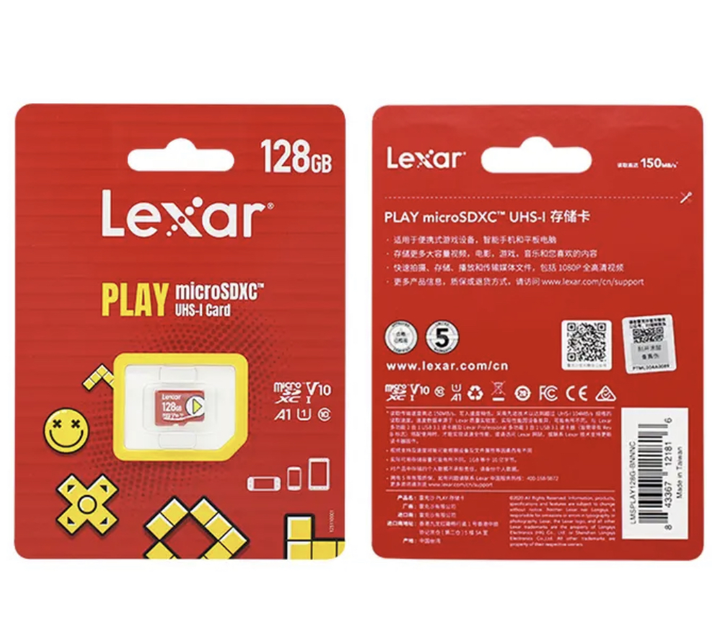 MicroSDXC Карта памяти Lexar PLAY 128Gb C10 A1 V10 U1 - изображение 5
